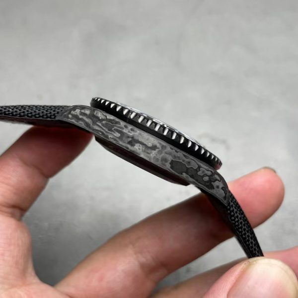 VS Factory Rolex GMT-Master II “DiW Carbon Stealth” Forged Carbon Fiber (Custom Edition) — detail view 4