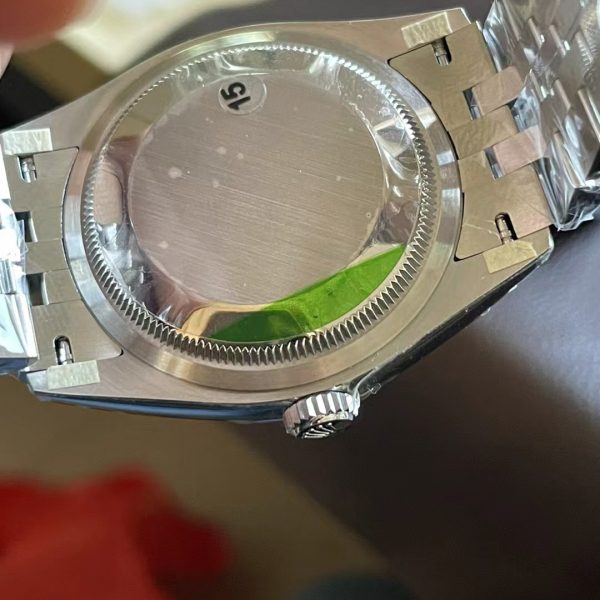 VS Factory Rolex Datejust 36mm White Roman Dial (126234) — detail view 6