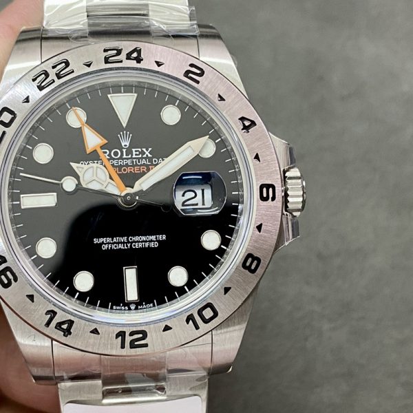VS Factory Rolex Explorer II 42mm Black Dial (226570) — front product view