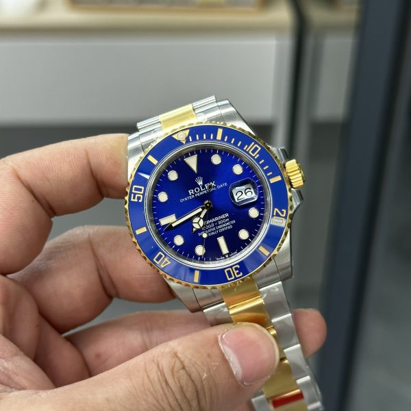 VS Factory Rolex Submariner 41mm Two-Tone “Bluesy” (126613LB) — detail view 2