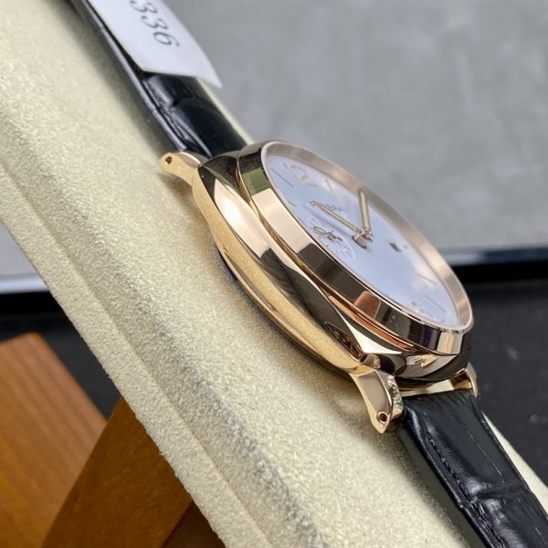 VS Factory Panerai Luminor Due 42mm White Dial Rose Gold Plated Smooth Bezel (PAM01336) — detail view 5