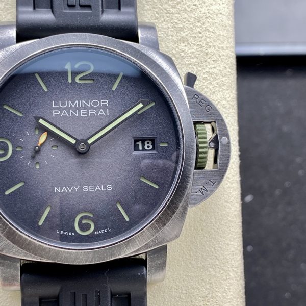 VS Factory Panerai Luminor Marina “Navy SEALs” 44mm PAM01412 (Alternate Intel) — front product view