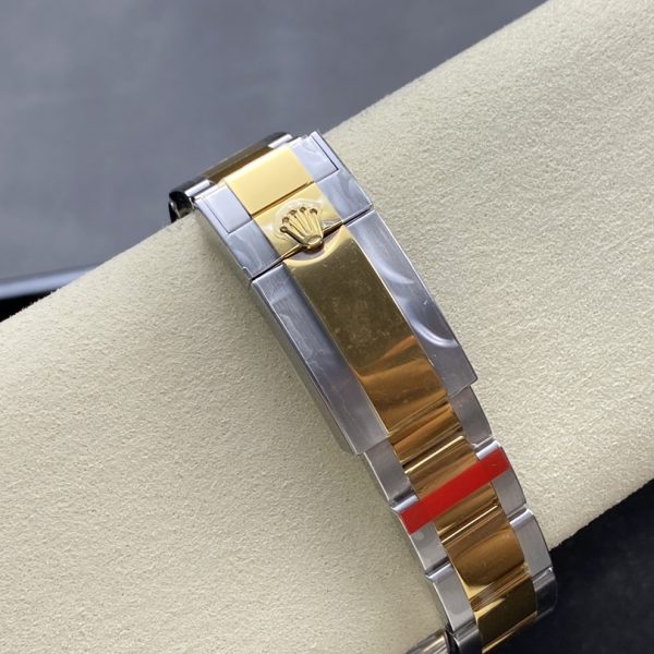 VS Factory Rolex Explorer 36mm Two-Tone Yellow Gold Black “3-6-9” Dial Smooth Bezel Oyster Bracelet… — detail view 9