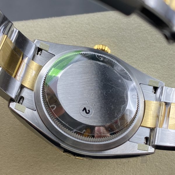 VS Factory Rolex Explorer 36mm Two-Tone Yellow Gold Black “3-6-9” Dial Smooth Bezel Oyster Bracelet… — detail view 7