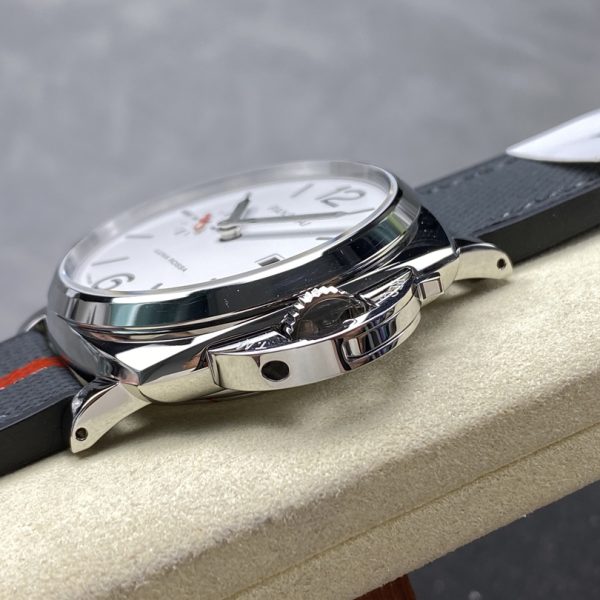 VS Factory Panerai Luminor Due Luna Rossa 42mm White Dial PAM01381 — detail view 4