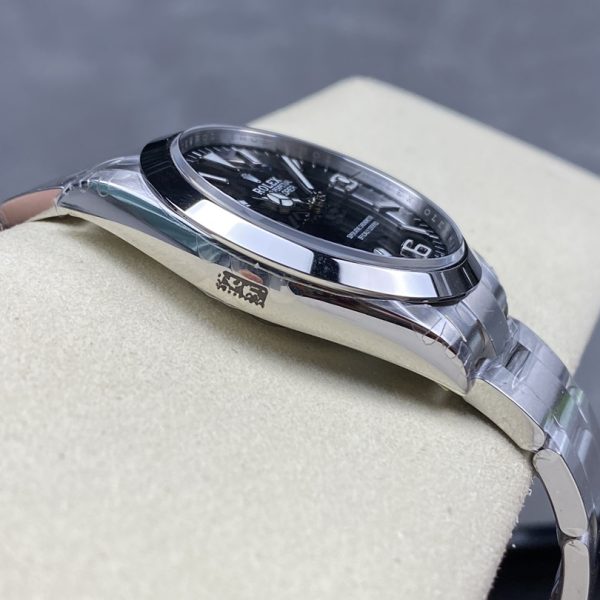 VS Factory Rolex Explorer 36mm Black “3-6-9” Dial Smooth Bezel Oyster Bracelet (124270) — detail view 6