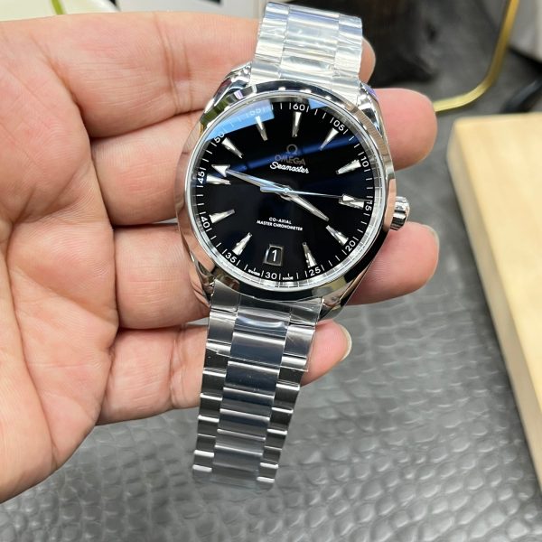 VS Factory Omega Seamaster Aqua Terra 150M 41mm Black Lacquer Dial (220.10.41.21.01.002) — detail view 5