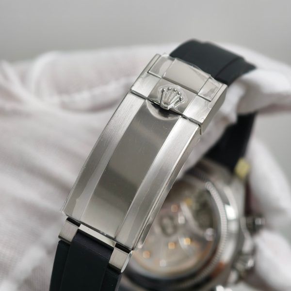 VS Factory Rolex Daytona 40mm White Gold Meteorite Dial Rubber Strap (126519LN) — detail view 8