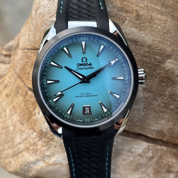 VS Factory Omega Seamaster Aqua Terra 150M 41mm Gradient Turquoise Dial Ceramic Bezel… — detail view 1