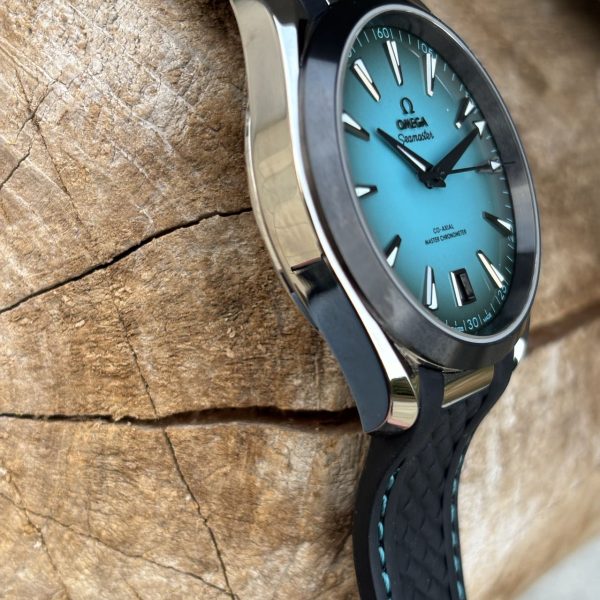 VS Factory Omega Seamaster Aqua Terra 150M 41mm Gradient Turquoise Dial Ceramic Bezel… — detail view 5