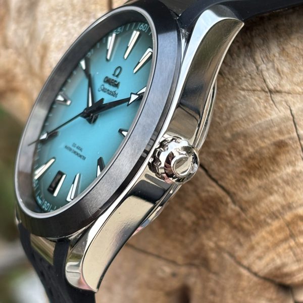 VS Factory Omega Seamaster Aqua Terra 150M 41mm Gradient Turquoise Dial Ceramic Bezel… — detail view 4