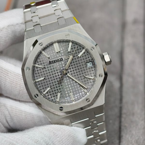 VS Factory Audemars Piguet Royal Oak 41mm Grey Dial (15510ST) — detail view 3
