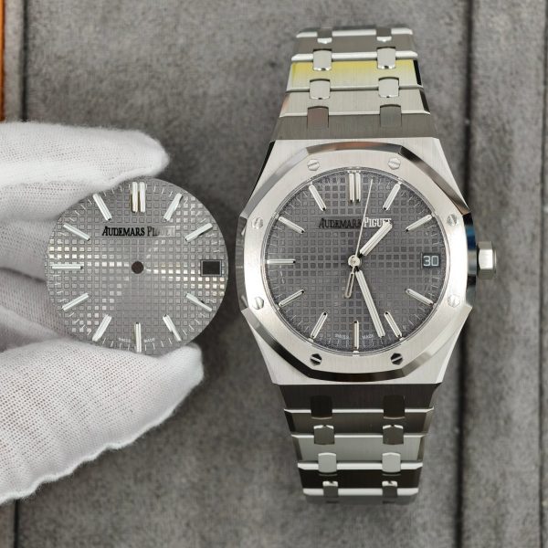 VS Factory Audemars Piguet Royal Oak 41mm Grey Dial (15510ST) — detail view 6