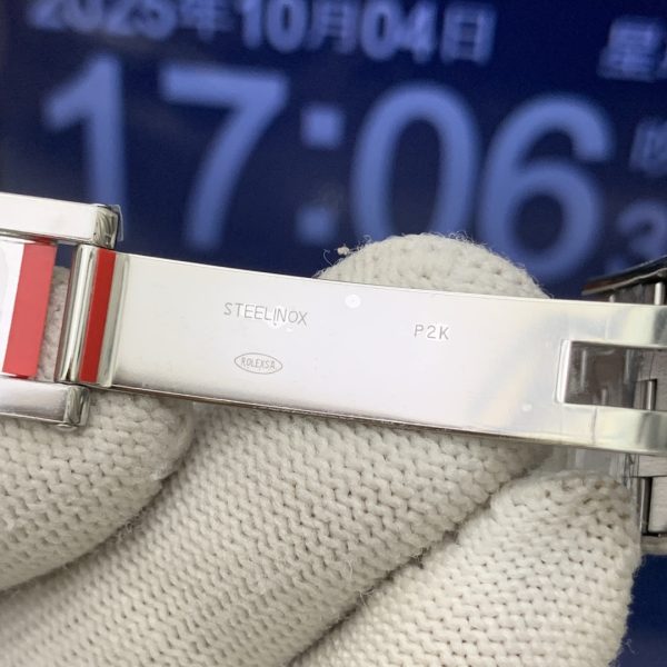 VS Factory Rolex Datejust 36mm Blue Fluted Motif Dial Jubilee Bracelet (126234) — detail view 7
