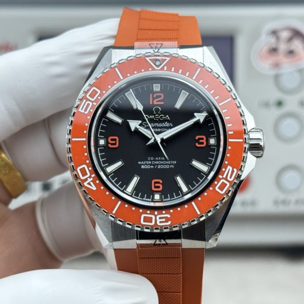VS Factory Omega Seamaster Planet Ocean 600M 42mm Black Dial Orange Arabic Numerals Orange Ceramic Bezel… — detail view 1