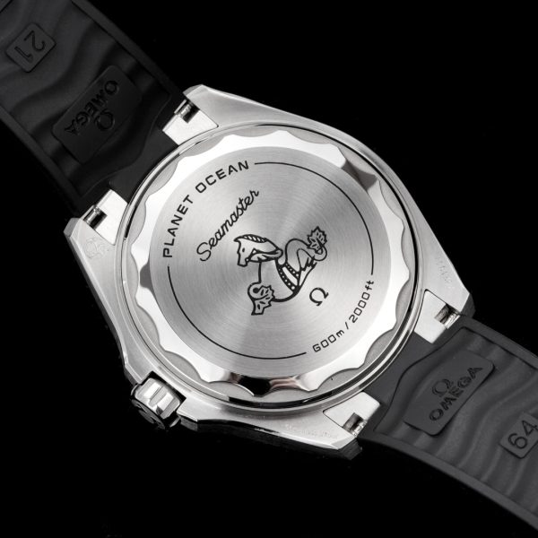 VS Factory Omega Seamaster Planet Ocean 600M Black Dial”Orange Ceramic Bezel Black Structured Rubber… — detail view 4