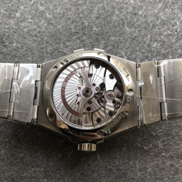 VS Factory Omega Constellation Co-Axial 38mm Silver Textured Dial (123.10.38.21.02.001) — detail view 5