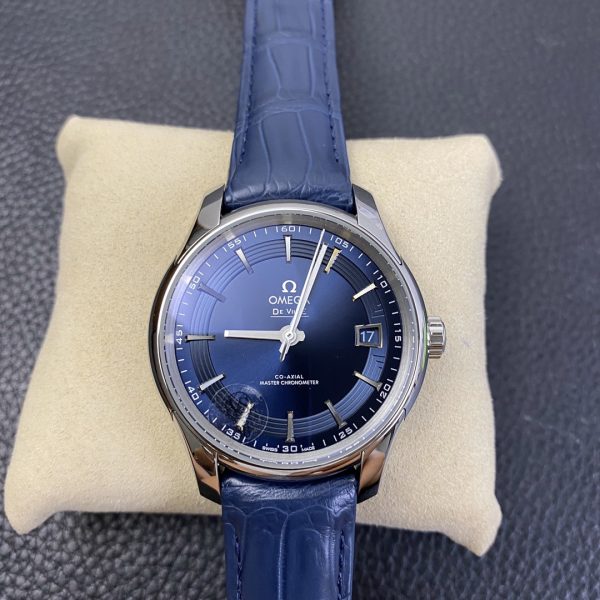 VS Factory Omega De Ville Hour Vision 41mm Blue Dial (431.33.41.21.03.001) — detail view 1