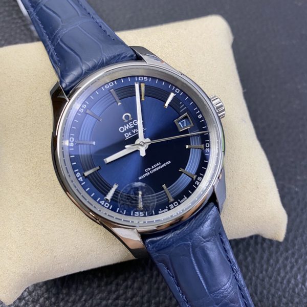 VS Factory Omega De Ville Hour Vision 41mm Blue Dial (431.33.41.21.03.001) — detail view 2
