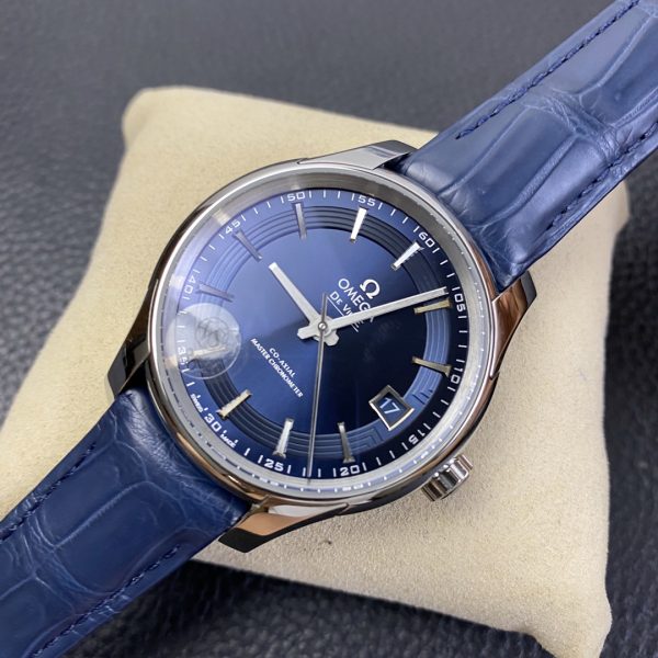 VS Factory Omega De Ville Hour Vision 41mm Blue Dial (431.33.41.21.03.001) — detail view 3