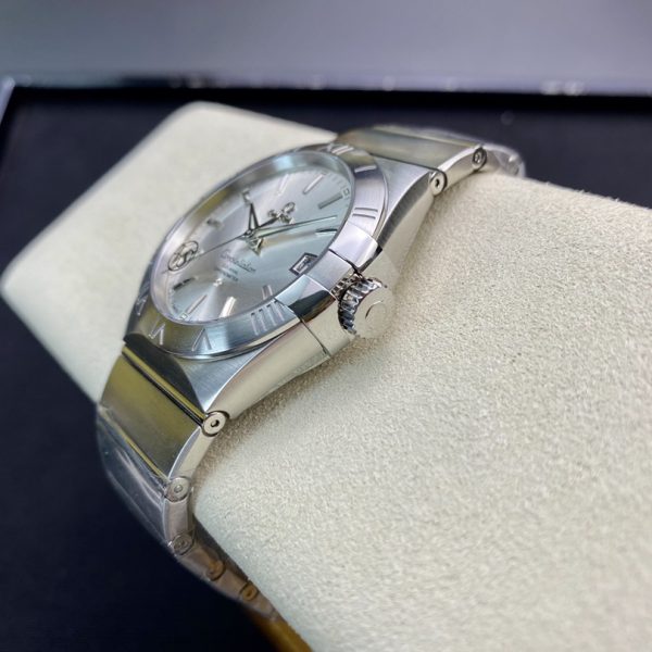 VS Factory Omega Constellation 38mm Steel Silver Dial (123.10.38.21.02.001) — detail view 6