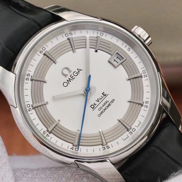 VS Factory Omega De Ville Hour Vision White Dial (431.33.41.21.02.001) — detail view 5