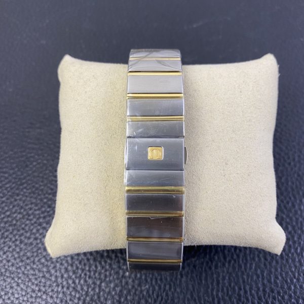 VS Factory Omega Constellation 38mm Two-Tone Yellow Gold Textured Dial (123.20.38.21.08.001) — detail view 8