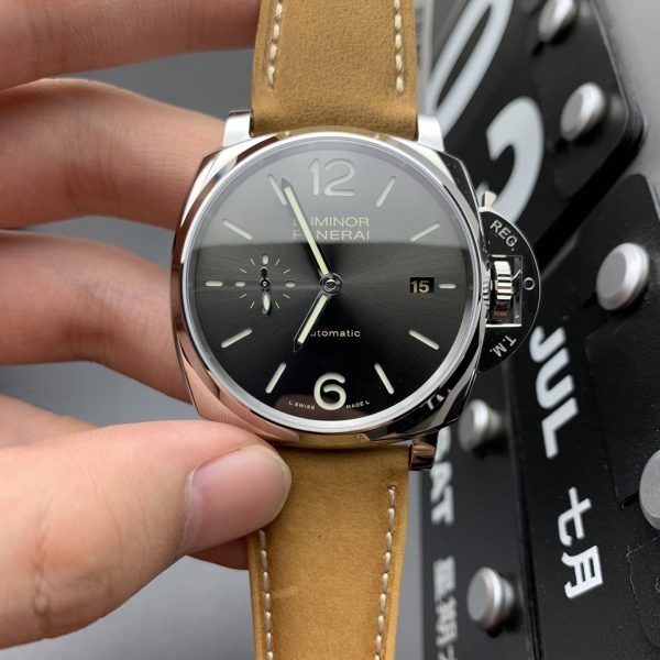 VS Factory Panerai Luminor Due 42mm PAM00904 “Scamosciato Edition” — front product view
