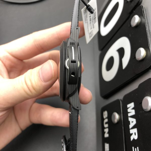 VS Factory Panerai Luminor Marina 44mm Black Dial Luminous Arabic Numerals Black Sportech Strap Smooth… — detail view 5