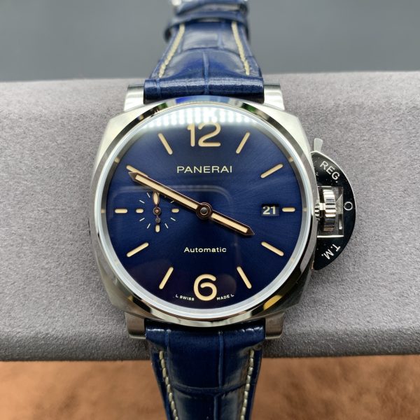 VS Factory Panerai Luminor Due 42mm Blue Dial (PAM00927) — front product view