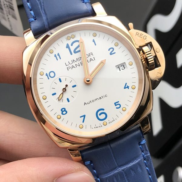 VS Factory Panerai Luminor Due 38mm White Dial (PAM00756) — detail view 3