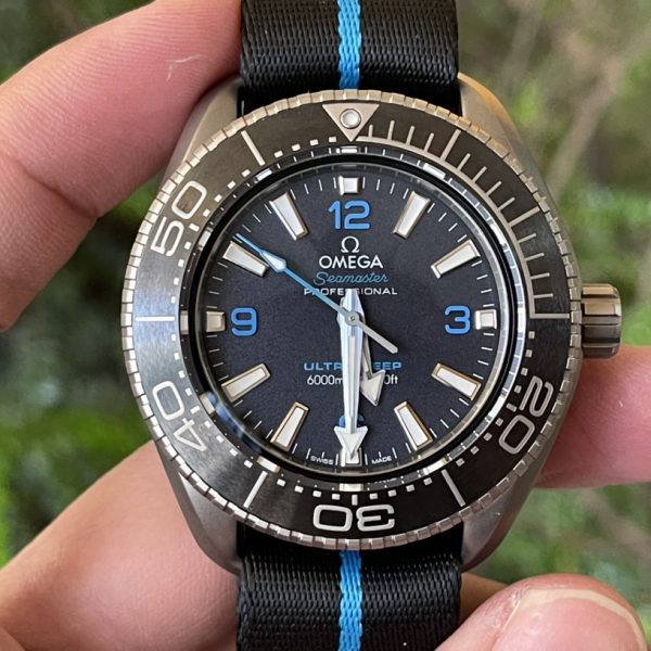 VS Factory Omega Seamaster Ultra Deep 45.5mm Titanium Black Dial (215.92.46.21.01.001) — front product view