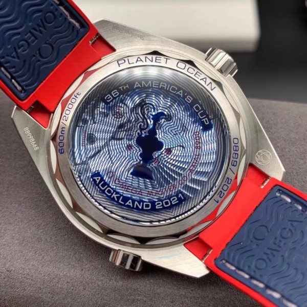 VS Factory Omega Seamaster Planet Ocean 600M 43.5mm “36th America’s Cup” (215.32.43.21.04.001) – Dandong… — detail view 5