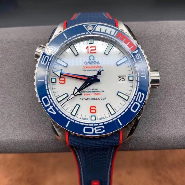 VS Factory Omega Seamaster Planet Ocean 600M 43.5mm “36th America’s Cup” (215.32.43.21.04.001) – Dandong… — front product view