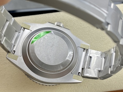 VS Factory Rolex Submariner Date “DiW Orange/Blue” Gradient Carbon Dial (Steel Edition) — detail view 8