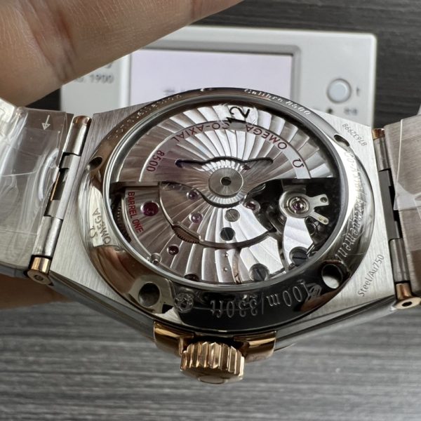 VS Factory Omega Constellation Co-Axial 38mm Two-Tone Sedna Gold (123.20.38.21.02.007) — detail view 4