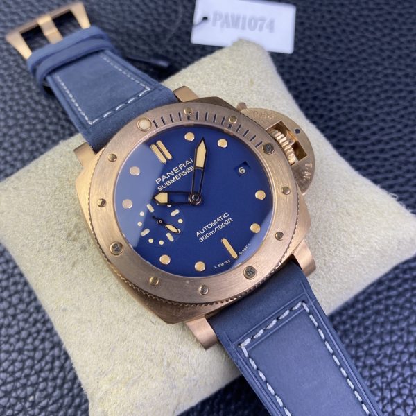 VS Factory Panerai Submersible Bronzo “Blu Abisso” 42mm PAM01074 — detail view 3