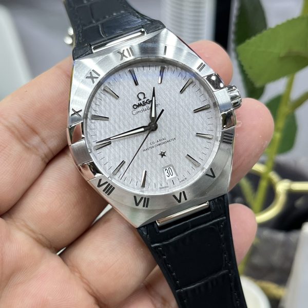 VS Factory Omega Constellation Co-Axial Master Chronometer 41mm Grey Dial (131.12.41.21.06.001) — detail view 5