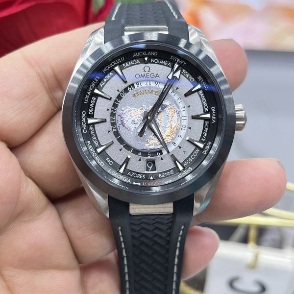 VS Factory Omega Seamaster Aqua Terra 150M Worldtimer 43mm Titanium Grey/Black Dial Ceramic Bezel… — detail view 1