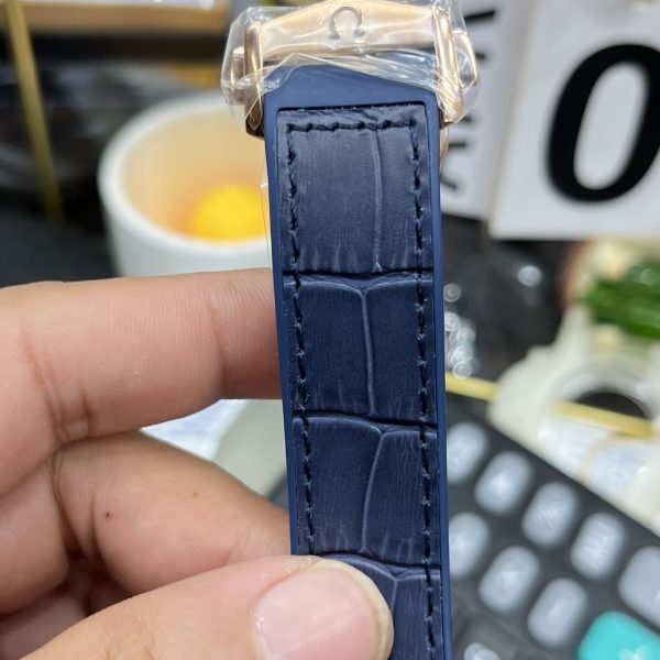 VS Factory Omega Constellation 41mm 18K Sedna Gold Blue Ceramic Bezel (131.63.41.21.03.001) — detail view 6