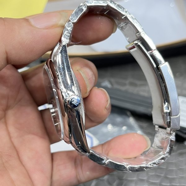 VS Factory Rolex Oyster Perpetual 41mm “Celebration Bubble” Motif Dial Smooth Bezel Oyster Bracelet… — detail view 7