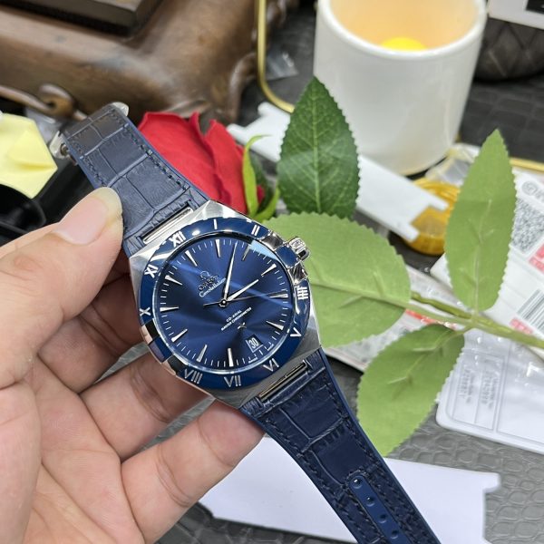 VS Factory Omega Constellation 41mm Steel Blue Ceramic Bezel (131.33.41.21.03.001) — detail view 6