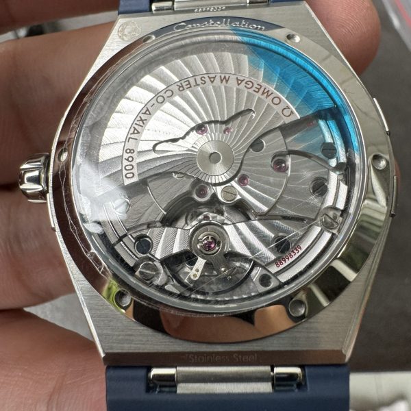 VS Factory Omega Constellation Master Chronometer 41mm White Dial Blue Ceramic Bezel… — detail view 8