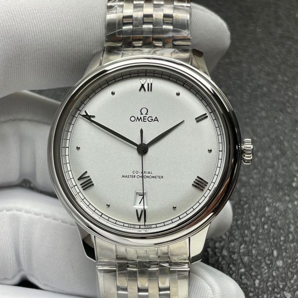 VS Factory Omega De Ville Prestige 40mm Silver Dial (434.10.40.20.02.001) — detail view 1