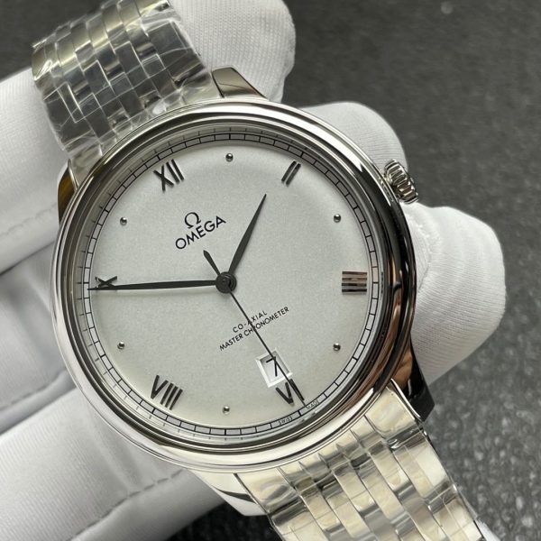 VS Factory Omega De Ville Prestige 40mm Silver Dial (434.10.40.20.02.001) — detail view 2