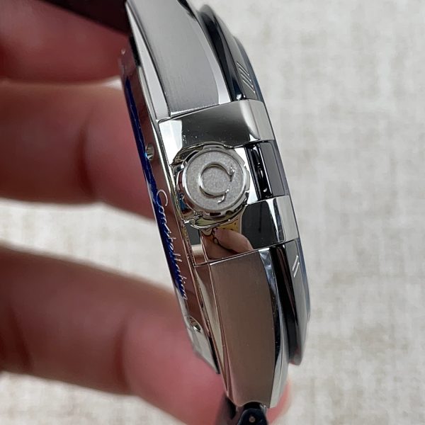 VS Factory Omega Constellation 41mm Steel Black Ceramic Bezel Black Dial (131.33.41.21.01.001) — detail view 6