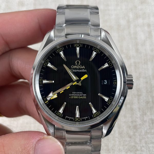 VS Factory Omega Seamaster Aqua Terra 150M 41.5mm >15’000 Gauss “Bumblebee” (231.10.42.21.01.002) — front product view