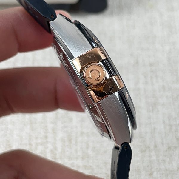 VS Factory Omega Constellation 41mm Two-Tone Sedna Gold Black Ceramic Bezel Silk Dial… — detail view 7