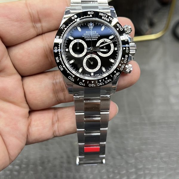 VS Factory Rolex Cosmograph Daytona Black Dial Black Ceramic Bezel 40mm (116500LN) — front product view