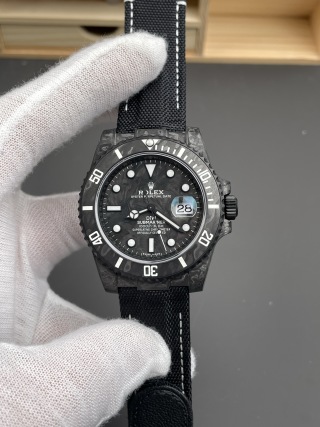 VS Factory Rolex Submariner Date “DiW Carbon Stealth” Forged Carbon Fiber (Custom Edition) — front product view